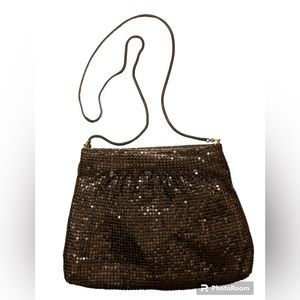Beautiful black mesh Evening bag/purse/ handbag by Y & S.